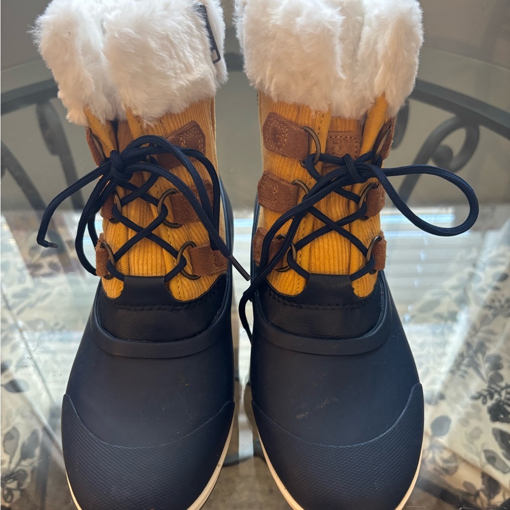 Sperry womens Yellow and blue Rain & Snow Boots waterproof